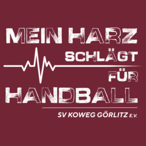 Hoodie "Mein Harz schlägt für Handball" Design