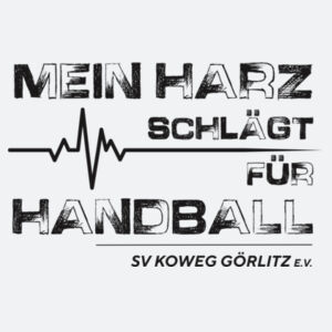 T-Shirt Herren "Mein Harz schlägt für Handball" Design