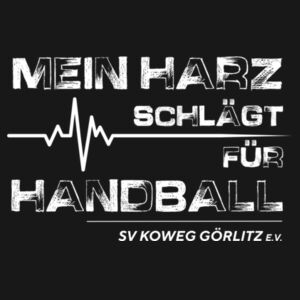 Sweater "Mein Harz schlägt für Handball" Design