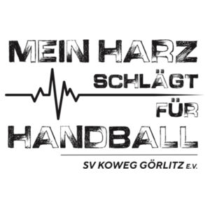 T-Shirt Damen "Mein Harz schlägt für Handball" Design