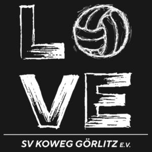 T-Shirt Herren "Love Volleyball" Design