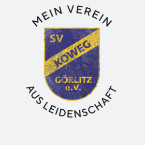 T-Shirt Herren "Mein Verein - Aus Leidenschaft" Koweg-Logo grunge Design