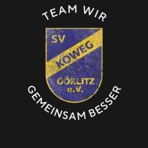 Sweater "Team Wir - Gemeinsam Besser" Emblem grunge Design