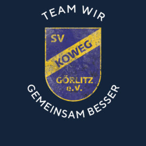 T-Shirt Kinder "Team Wir - Gemeinsam Besser" Emblem grunge Design